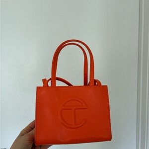 Telfar Bright Orange Mini Bag